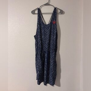 New Belgium and Patagonia Navy and White Dress Size Large